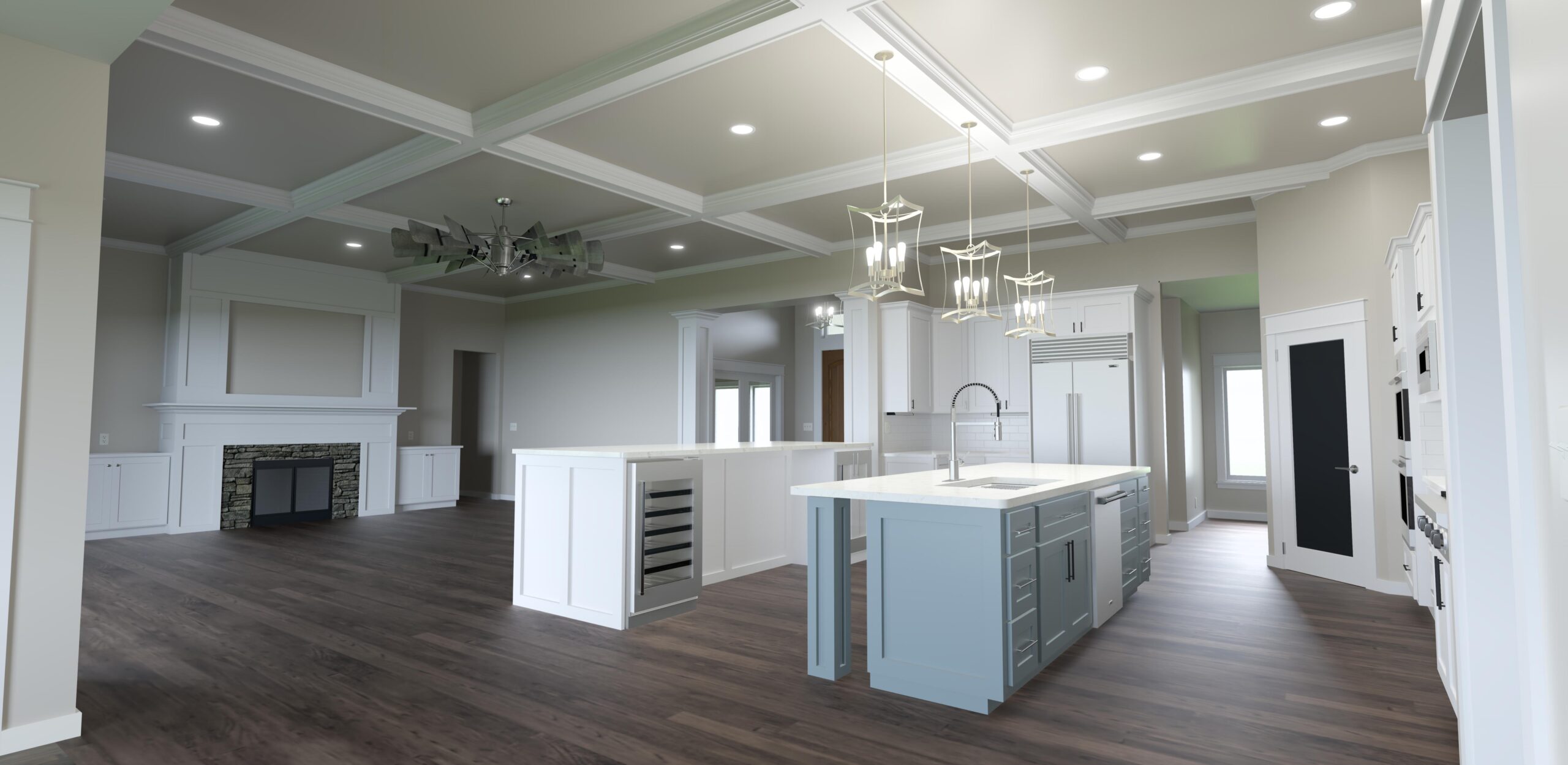 15 Ray Trace Rendering Kitchen